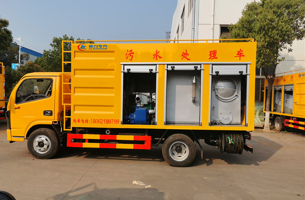 花园村污水分离车
